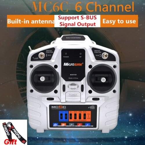 MicroZone MC6C 2.4G6CH controller transmitter receiver RC radio system aircraft drone multi-rotor helicopter