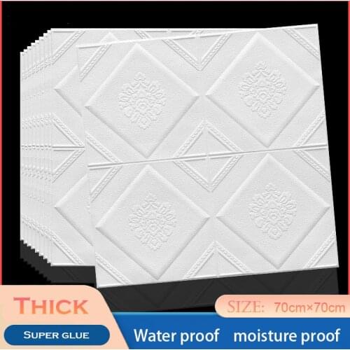 Wall Stickers 70x70cm3d Waterproof and mildew proof brick room decoration wall covering living room bedroom childrens room DIY