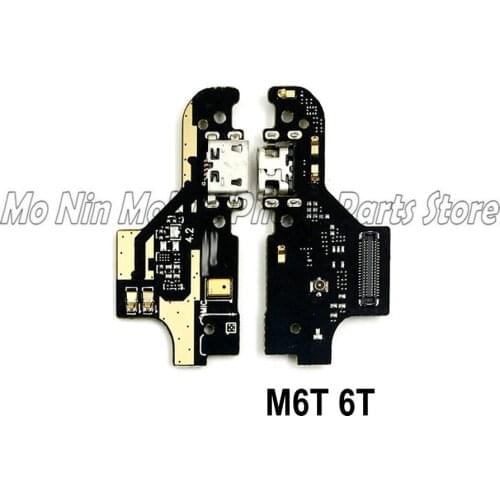 New Microphone Module+USB Charging Port Board Flex Cable Connector Parts For Meizu M6T 6T Replacement