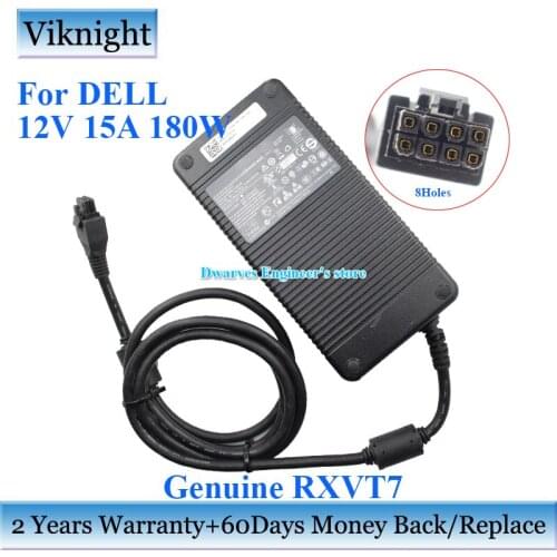 Genuine F180PU-00 RXVT7 12V 15A 180W AC Adapter Charger For Dell OPTIPLEX 745 755 760 USF 755 760 Laptop Power Supply