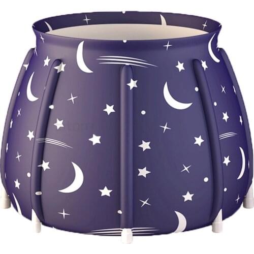 Portable Bathtub Folding Bath Bucket Foldable Large Adult Tub Baby Swimming Pool Insulation Separate Family Bathroom SPA Tub