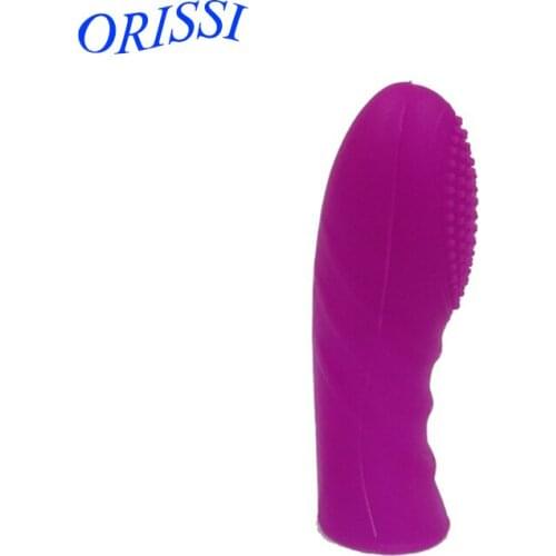 ORISSI Silicone Finger Penis Sleeve Penis Extender Sex Toys for Women Reusable Sex Products For Men