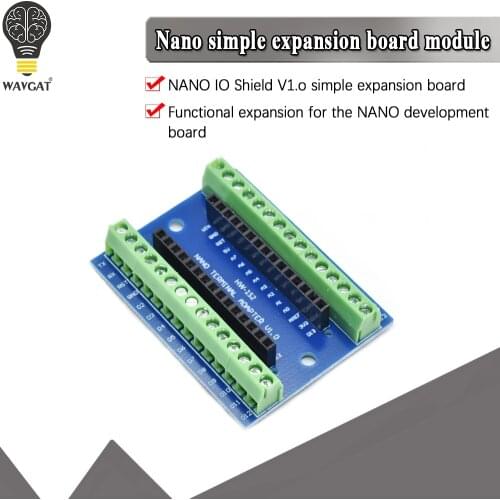 WAVGAT Standard Terminal Adapter Board For Arduino Nano 3.0 V3.0 AVR ATMEGA328P ATMEGA328P-AU Module Expansion Shiled Module