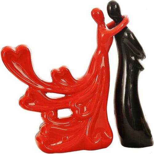 LOVER PASSIONATE KISSING LADY MAN FIGURINE ART SCULPTURE COUPLE STATUE RESIN ART&CRAFT HOME DECOR STORES 2PCS/SET L3277