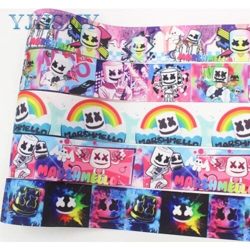 YJHSMY I-19809-1857,38mm 5yards Halloween thermal transfer ribbon, DIY bow cap accessories and decorations