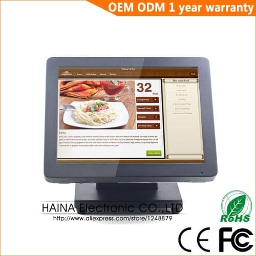 15 inch Metal All In One Pos System Software for Restaurant POS Machine All in one PC