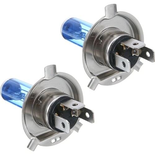 2x DC 12V 60/55W H4 Car Headlight Light Diamond Vision 5000K Super White Car Head Lamp High Brightness