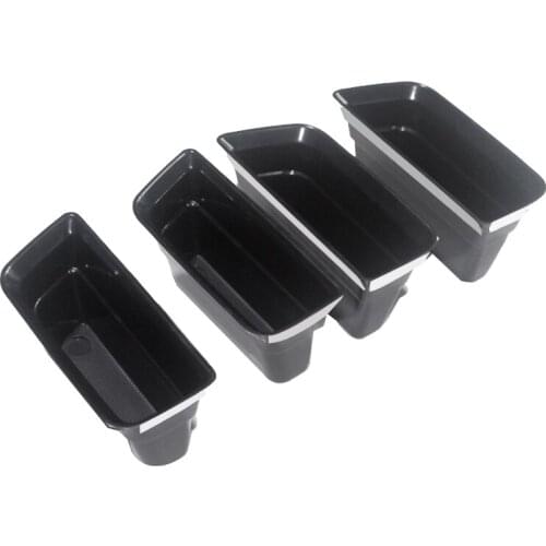 4Pcs Inner Side Armrest Door Handle Storage Box Cover for Ford Fusion Mondeo 2013-2017 Accessories