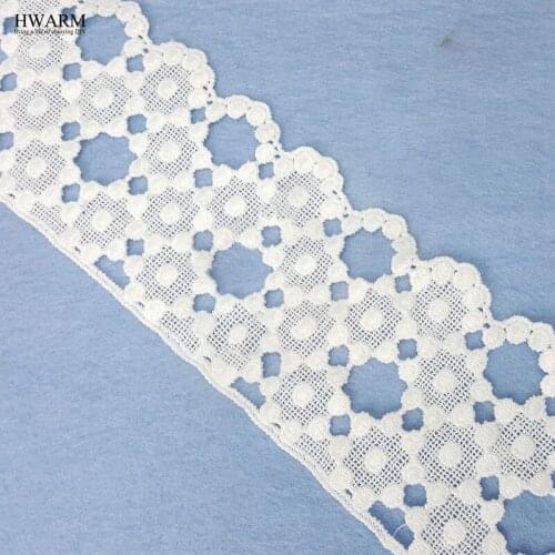 5yard lace fabric ribbon wedding decoration DIY curtain Water-Soluble Embroidered Curtain Lace with Milk Silk Quality laces