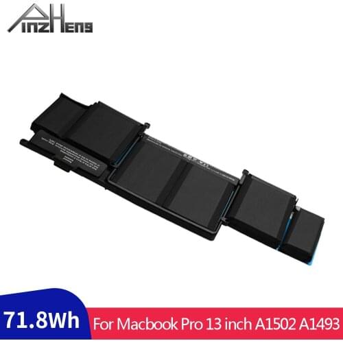 PINZHENG A1493 Battery For Apple MacBook Pro 13 inch 2013 Retina A1502 ME864LL/A ME866LL/A ME865LL/A MGX72 ME864 ME866 Bateria