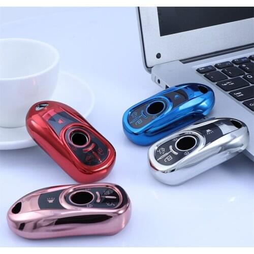 For OPEL Astra Buick ENCORE ENVISION NEW LACROSSE Car Styling Full Cover ShellAccessories High quality New Soft TPU Car Key Case