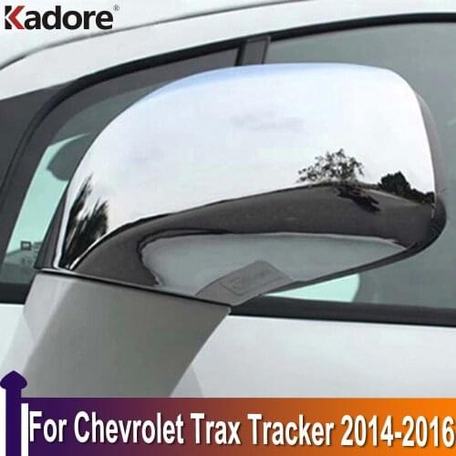 For Chevrolet Trax Tracker 2014 2015 2016 Chrome Side Door Rearview Mirror Cover Trim Exterior Accessories Car Sticker