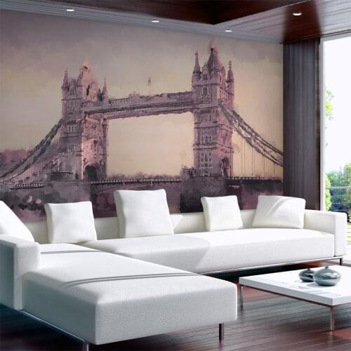 Wall mural-London painted-400x309 cm