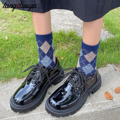 Gothic lolita shoes Japanese School Uniform shoes Jk Student Shoes Girls Women Kawaii Lolita Soft Girl Round Toe Mary Jane Shoes