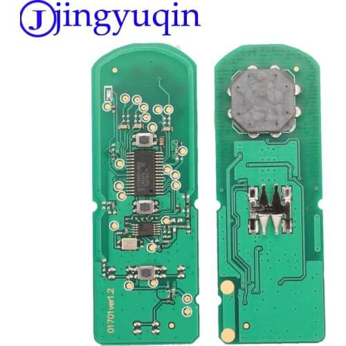 Jingyuqin 3/4 BTNSmart Car Key For MAZDA CX-3 CX-5 Axela Atenza Model SKE13E-01 SKE13E-02 Control 433mhz ID49