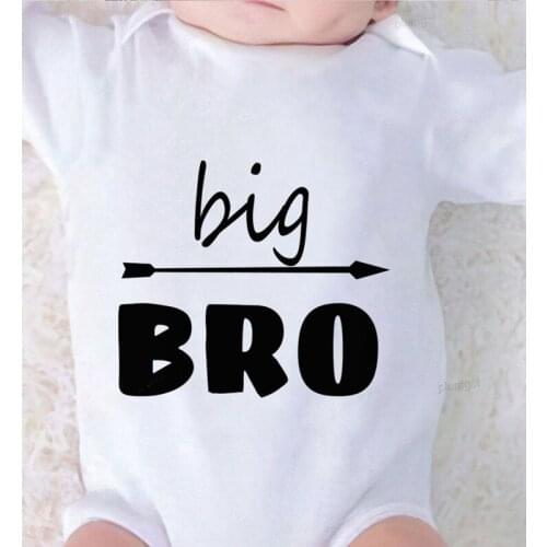 Toddler Babies Long Sleeve Baby Jumpsuit Newborn Baby Boy Winter Clothes High Quality Infant Outfits Big Brother Kids' Things