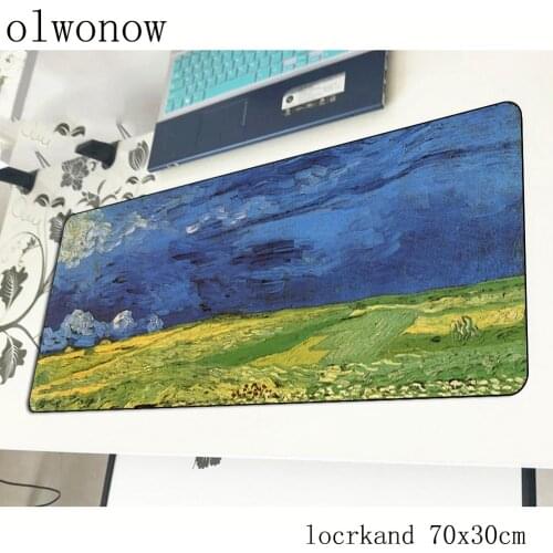 Van gogh pad mouse best seller computer gamer mouse pad 70x30cm padmouse big Popular mousepad ergonomic gadget office desk mats
