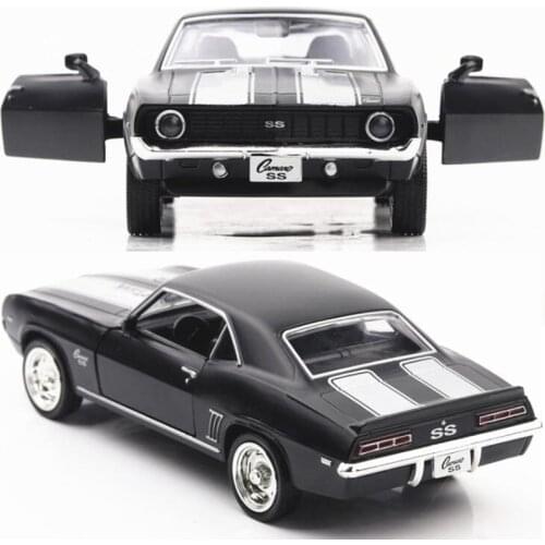 1/36 Scale 13.4CM Alloy Metal Diecast Classic Chevrolet Camaro 1969 Supper Sports Car Model Toys Children Kids Gifts Collection