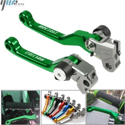Motorcycle Aluminum Pivot Foldable Brake Clutch Levers For Kawasaki KX125 KX 125 2006-2008 2007 Dirt Bike Motocross Accessories