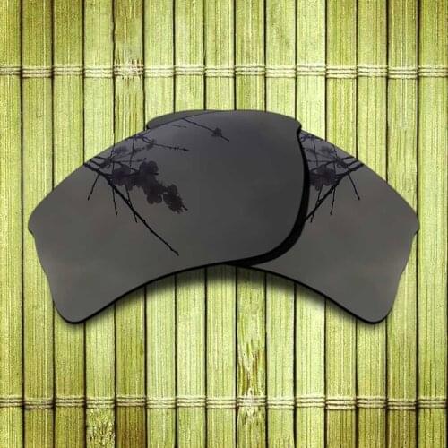 Polarized Replacement Lense For-Oakley Quarter jacket Sunglasses Frame True Color Mirrored Coating - Black Options