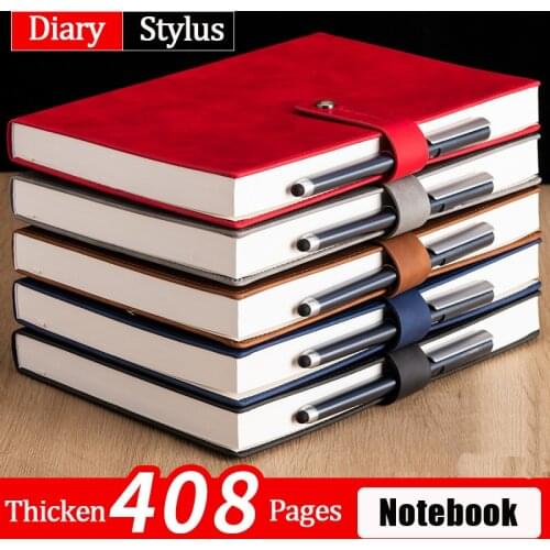 A5/B5 Super Thick Notebook 365 Days Planner Daily Business Office Work Notebooks 2021 Kawaii Notepad with Pen School Stationery