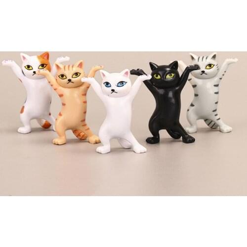 Dancing Cats Cartoon Enchanting Toy Doll Action Figures Interesting Cat Dolls Creative Desktop Ornamentsdecoration Gifts B1058