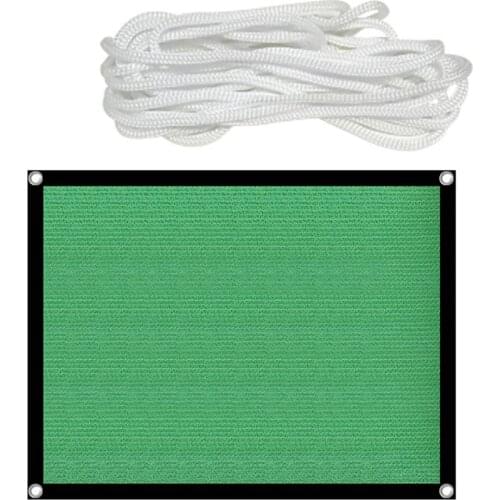 Waterproof Green Shade Cloth Garden Large Mesh Shade UV Resistant Suitable For Outdoor Plant Greenhouse Terrace #W0