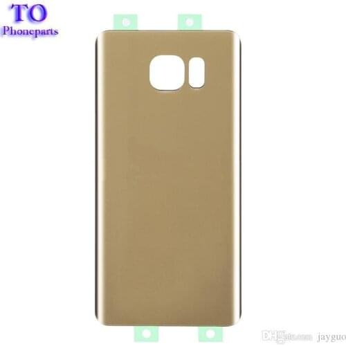 Back Battery Door Back Housing Cover Glass Cover for Samsung Galaxy Note 5 N920 N920F N920P with Adhesive