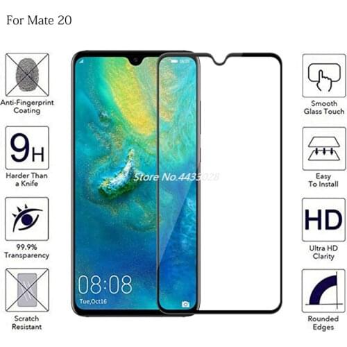 Tempered Phone Glass For Huawei Mate 20 Lite Full Cover Coverage Screen Protector For Huawei Mate 20lite Protective Film Glass