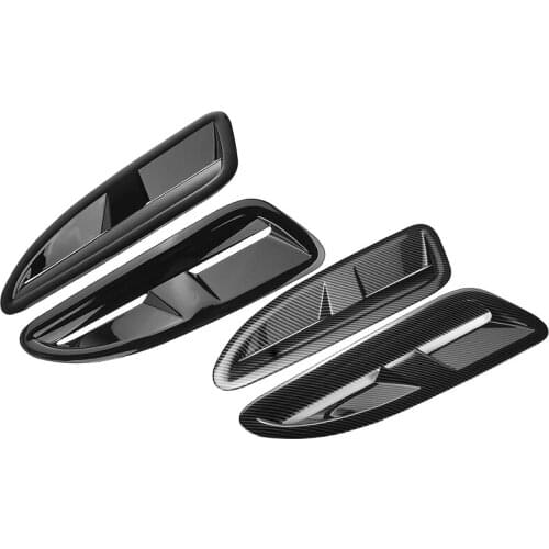 1 Pair XKR Style Universal Car Front Hoods Bonnet Vents Air Outlet Cover Trim for Jaguar XKR XK8