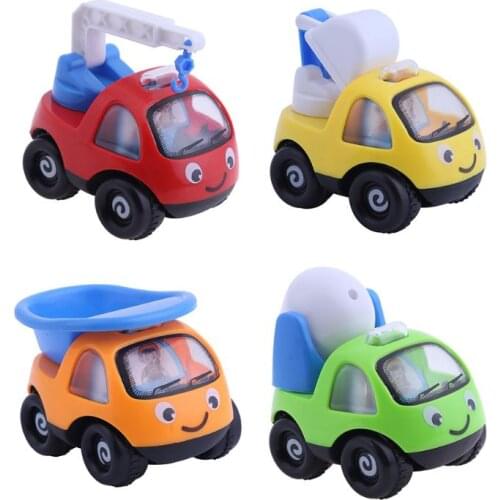 1 Pc Kids Inertial Engineering Vehicle Toys Baby Excavator Dump Truck Play Toys Children Cartoon Mini Cars Model Toy Boys Gifts