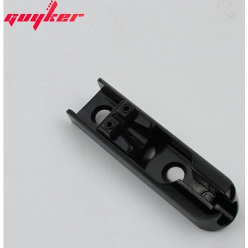 1 Pieces Single String Bass Guitar Bridge Saddles Tailpiece Black - INDIVIDUAL