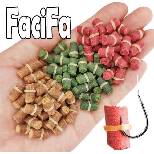 100/50/25 pcs Carp Fishing Hollow Bait Grass Carp Bait Crucian Fishing Bait Lure Formula Insect Particle Boilie Pellets Hook Up