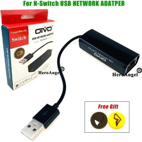 2021 USB Ethernet Adapter USB 2.0 10/100 Mbps Network Card to RJ45 Lan for Windows 10 for Nintend Switch Ethernet USB Adapter