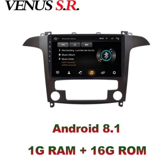 VenusSR Android 8.1 2.5D car dvd For Ford S-MAX Radio 2007-2008 multimedia GPS Radio stereo gps navigation