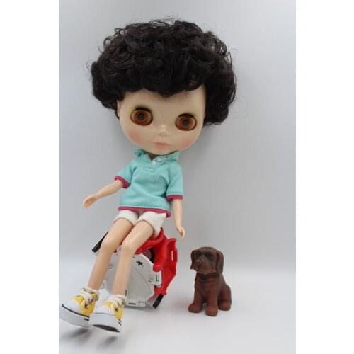 Free Shipping big discount RBL-294DIY Nude Blyth doll birthday gift for girl 4colour big eyes dolls with beautiful Hair cute toy