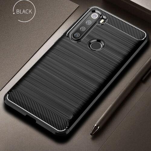 For Xiaomi Redmi Note 8 T Case Flex Carbon Fiber Cover Full Protection Phone Case For Redmi Note 8 8T Cover Shockproof Bumper