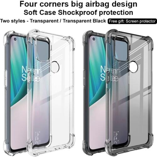OnePlus Nord N10 5G Case IMAK Shockproof Conners Airbags Soft TPU Back Cover Case for OnePlus Nord N10 5G