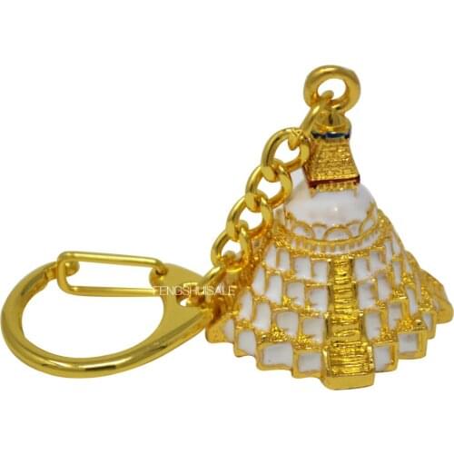 Fengshui Boudnanath Stupa Keychain W Fengshuisale Red String Bracelet W3301