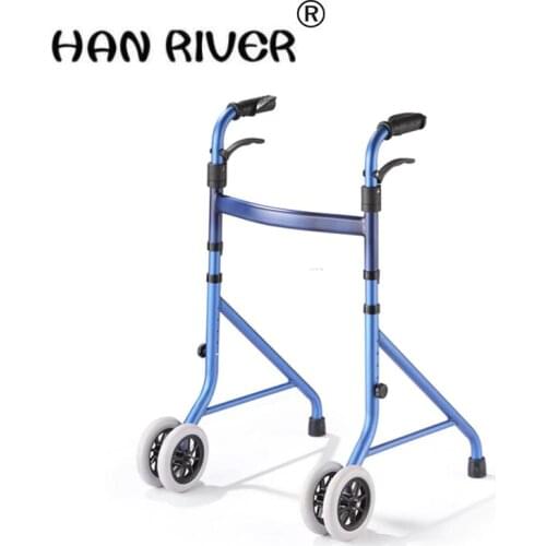 HANRIVER 2018 The new type of home - type elderly light fold-folding aid for walking walkers with wheelchairs and wheelchairs
