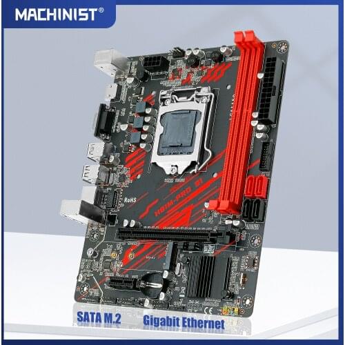 MACHINIST H81 Motherboard LGA 1150 Nvme M.2 Slot Support Core i3 i5 i7/Xeon E3 V3 Processor DDR3 RAM H81M-PRO S1