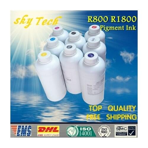 1000ML*8pcs Pigment ink suit for Epson Stylus Photo R800 R1800 , water proof ink , anti-UV ,Non-Clogging