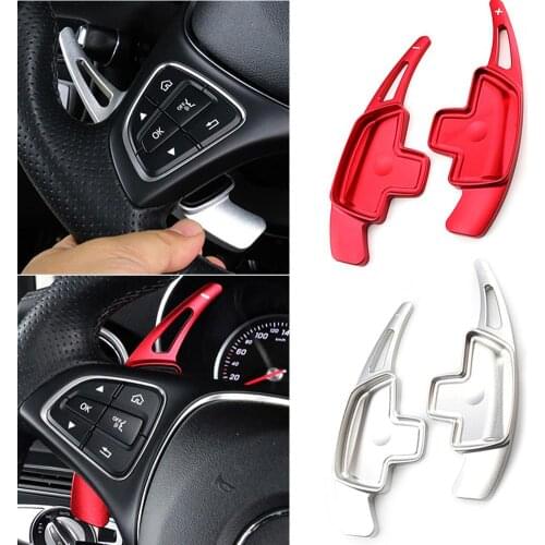 Gear Shift Steering Wheel DSG Shift Paddle Shifter Gear Extension For Mercedes Benz Aluminum-Alloy Shift Paddle Blade Car Parts