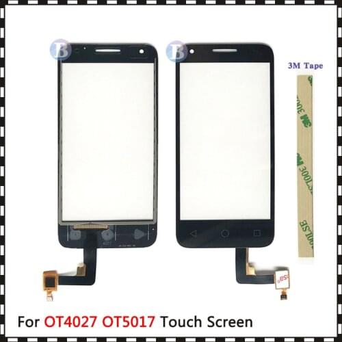 For Alcatel One Touch Pixi 3 4.5 4027D 4027X 5017 OT5017 VF795 OT4027 4027 Touch Screen Digitizer Sensor Outer Glass Lens Panel