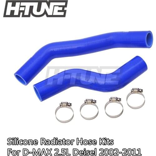H-TUNE Silicone Radiator Hose Kits for D-MAX 2.5L Deisel 2002-2011