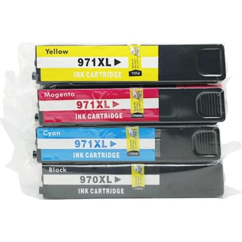 Compatible ink Cartridge For hp971 971xl 970 971 , suit For Officejet Pro X451dn X476dw X551dw X576dw Multifunction Printer