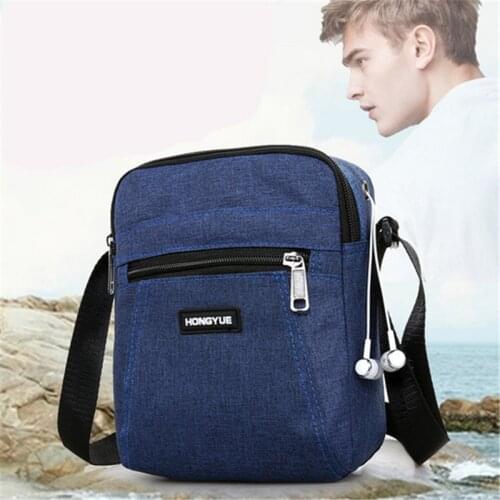 Mens Messenger Bag Crossbody Shoulder Bags Travel Bag Man Purse Small Sling Pack for Work Business