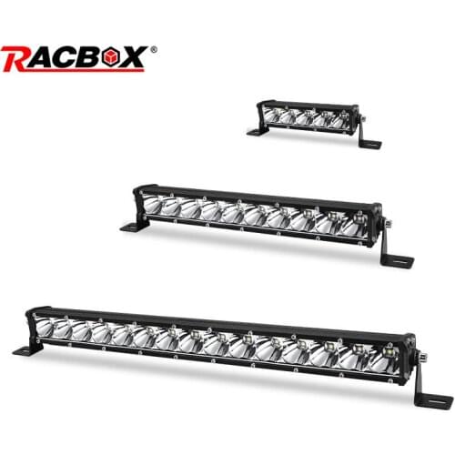 Slim Offroad Led Light Bar 7" 13" 20" Inch Led Work Light For Truck 4x4 ATV UAZ Broad Spot Beam 12V 24V Car Driving Fog Lights