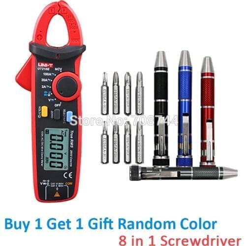 UNI-T UT210E Mini a Multimeter Digital MultimeterDC Voltimetro Amperimertro UNI T UT 210E DC Clamp Multimeter