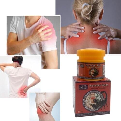 Scorpion Venom Back Ache Relief Cream For Pain Herbal Joints Asterisk Balsam Pain Patch Home Health Care